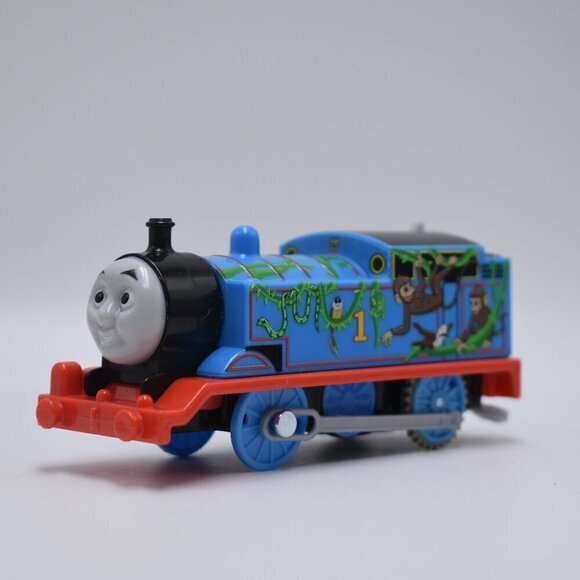 Thomas & Friends Trackmaster Monkey Palace Working Mattel Number 1 Blue 2013 - Picture 1 of 7